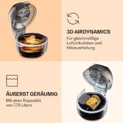 VitAir Smart Heißluftfritteuse App-Steuerung / 1400W / 7,75 Ltr / 20 Programme 15 VitAir Smart Heißluftfritteuse App-Steuerung / 1400W / 7,75 Ltr / 20 Programme -Klarstein Verkaufsgeschäft 10035592 de 0006 logo