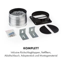 Mariana 60 Flachschirmhaube 500 M³/h Abluft LED -Klarstein Verkaufsgeschäft 10035597 de 0007 logo