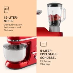 Lucia Elegance Küchenmaschine Mixer Fleischwolf 2000W BPA-frei -Klarstein Verkaufsgeschäft 10035641 de 0006 logo