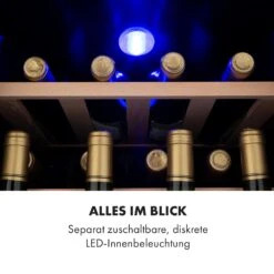 Vinamour 12 Uno Weinkühlschrank 12Fl./46l 4-18°C 40dB -Klarstein Verkaufsgeschäft 10035673 de 0007 logo