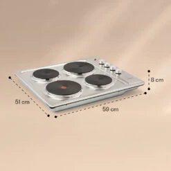 Appetito 4 Elektrokochfeld 4 Platten 6 Stufen 5500 Watt Edelstahl -Klarstein Verkaufsgeschäft 10035702 yy 0007 logo