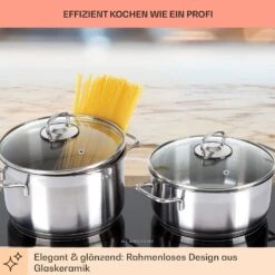 Cookbuddy Doppel-Kochfeld 2400W 5 Leistungsstufen Glaskeramik -Klarstein Verkaufsgeschäft 10035704 de 0003 usp
