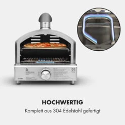 Pizzaiolo Neo Gas-Pizzaofen Inkl. Pizzastein Thermometer Edelstahl 14 Pizzaiolo Neo Gas-Pizzaofen Inkl. Pizzastein Thermometer Edelstahl -Klarstein Verkaufsgeschäft 10035708 de 0003 logo