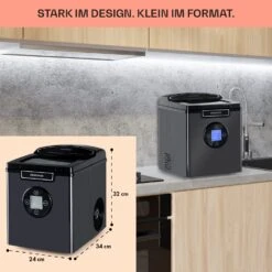 Icemeister 2G Eiswürfelmaschine 12kg/24h LC-Display Edelstahl -Klarstein Verkaufsgeschäft 10035712 de 0006 usp