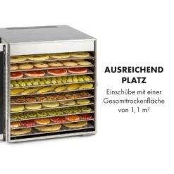 Captain Jerky 110 Dörrautomat 1000W 30-90 °C 24h-Timer Edelstahl -Klarstein Verkaufsgeschäft 10035735 de 0004 logo