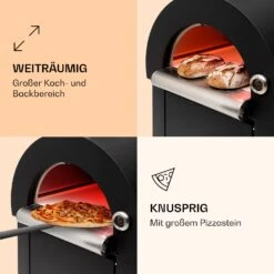 Diavolo Napoletana Pizzaofen Holzofen Rostfreier Edelstahl -Klarstein Verkaufsgeschäft 10035759 de 0003 logo
