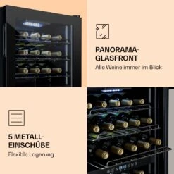 Shiraz 29 Duo Weinkühlschrank 2 Zonen 80L/29 Flaschen 5-22°C Touch -Klarstein Verkaufsgeschäft 10035846 de 0004 logo