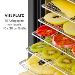 Mega Jerky Dörrautomat 650W 50-80°C LC-Touch-Display Timer 14 Mega Jerky Dörrautomat 650W 50-80°C LC-Touch-Display Timer -Klarstein Verkaufsgeschäft 10035853 de 0005 logo