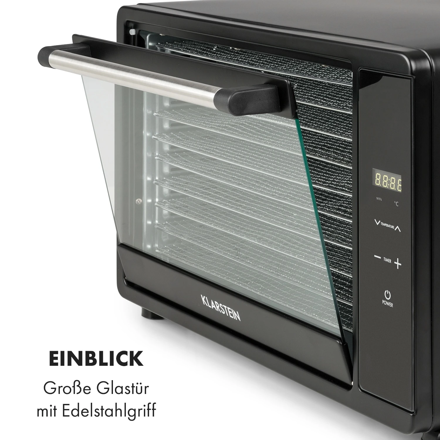 Mega Jerky Dörrautomat 650W 50-80°C LC-Touch-Display Timer 9 Mega Jerky Dörrautomat 650W 50-80°C LC-Touch-Display Timer – Bild 7