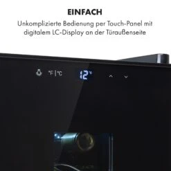 Bellevin 6 Uno Weinkühlschrank 17 Liter 11-18 °C SingleZone LED -Klarstein Verkaufsgeschäft 10035858 de 0004 logo