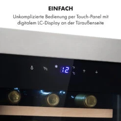Reserva 12 Uno Weinkühlschrank 12 Flaschen 31 Liter Edelstahl 14 Reserva 12 Uno Weinkühlschrank 12 Flaschen 31 Liter Edelstahl -Klarstein Verkaufsgeschäft 10035859 de 0004 logo