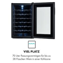 Barolo 28 Uno Weinkühlschrank 70 Liter 11-18°C SingleZone 13 Barolo 28 Uno Weinkühlschrank 70 Liter 11-18°C SingleZone -Klarstein Verkaufsgeschäft 10035860 de 0003 logo