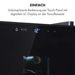 Bellevin 8 Uno Weinkühlschrank 23 Liter 11-18 °C LED Touch SingleZone -Klarstein Verkaufsgeschäft 10035862 de 0004 logo