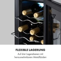 Bellevin 8 Uno Weinkühlschrank 23 Liter 11-18 °C LED Touch SingleZone -Klarstein Verkaufsgeschäft 10035862 de 0007 logo