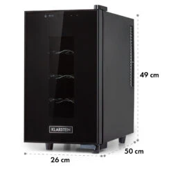 Bellevin 8 Uno Weinkühlschrank 23 Liter 11-18 °C LED Touch SingleZone -Klarstein Verkaufsgeschäft 10035862 yy 0008 logo