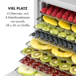 Mega Jerky Dörrautomat 650W 35-80°C LC-Touch-Display Timer 8 Ebenen -Klarstein Verkaufsgeschäft 10035927 de 0005 logo