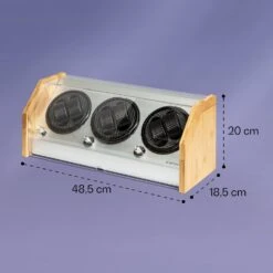 Garonne 6 Uhrenbeweger 6 Uhren 3 Geschwindigkeiten 4 Modi Bambus 11 Garonne 6 Uhrenbeweger 6 Uhren 3 Geschwindigkeiten 4 Modi Bambus -Klarstein Verkaufsgeschäft 10036043 yy 0005 logo