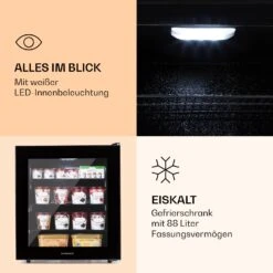 IceAge 88 Gefrierschrank 88 Liter EEK E 3 Etagen Thermostat Glasfront 11 IceAge 88 Gefrierschrank 88 Liter EEK E 3 Etagen Thermostat Glasfront -Klarstein Verkaufsgeschäft 10036066 de 0003 logo