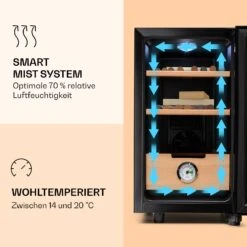 El Presidente 23 Humidor 45 W Touch Buchenholz 23L LED 13 El Presidente 23 Humidor 45 W Touch Buchenholz 23L LED -Klarstein Verkaufsgeschäft 10036106 de 0004 logo