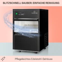 Powericer XL Eiswürfelmaschine 20 Kg/Tag 145 Watt 13 Powericer XL Eiswürfelmaschine 20 Kg/Tag 145 Watt -Klarstein Verkaufsgeschäft 10036152 de 0005 usp