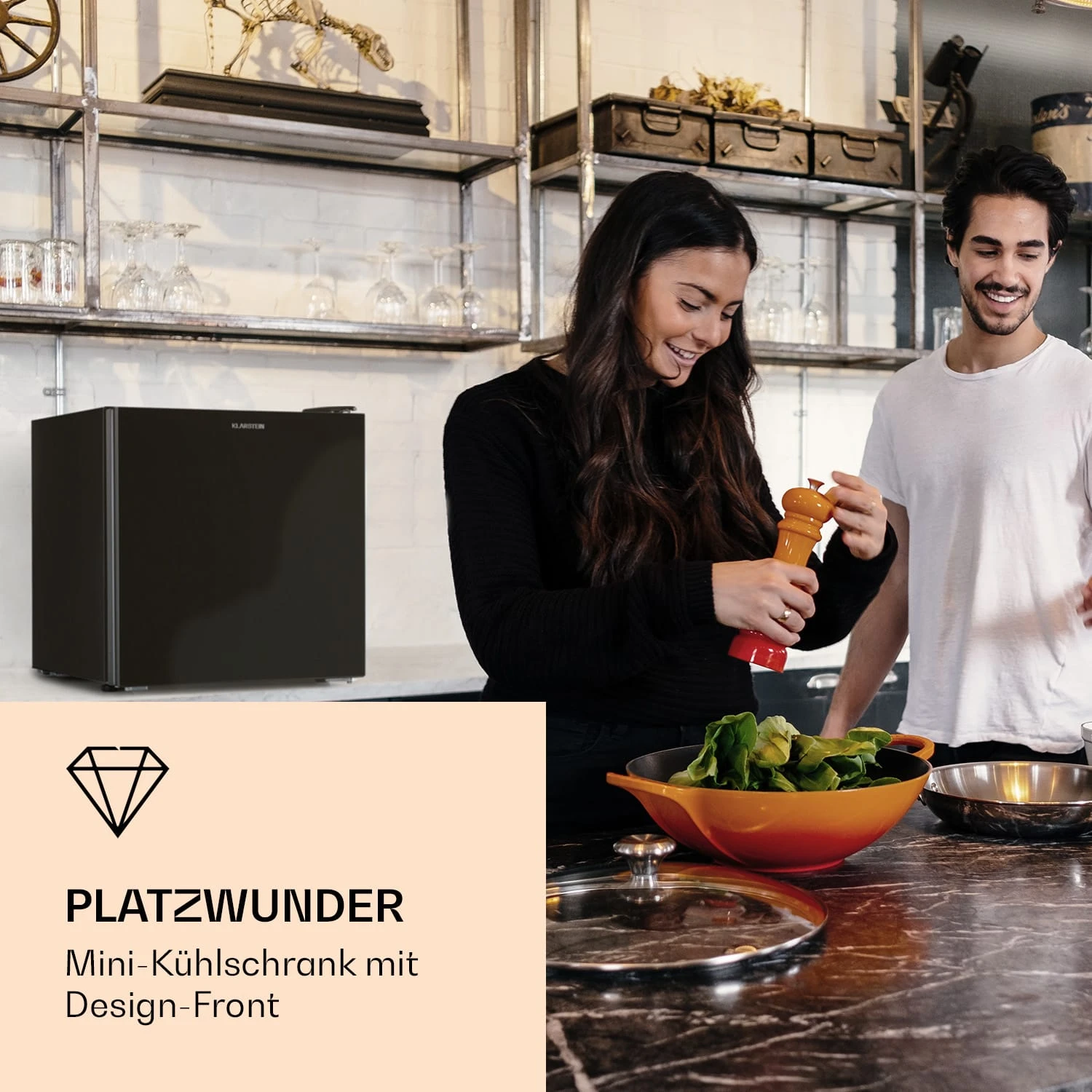 Luminance Frost Mini-Kühlschrank 45l EEK F Gefrierfach 1,5l Glastür 4 Luminance Frost Mini-Kühlschrank 45l EEK F Gefrierfach 1,5l Glastür – Bild 2