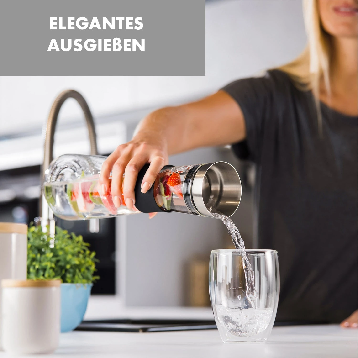 Glaswerk Sile Karaffe 1 Liter Borosilikatglas Fruchtspieß Mit Stopper 7 Glaswerk Sile Karaffe 1 Liter Borosilikatglas Fruchtspieß Mit Stopper – Bild 5