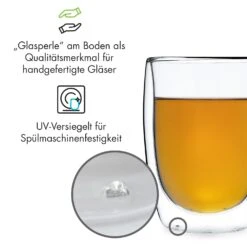 Jesolo Doppelwandige Thermogläser 350 Ml Handgemacht Borosilikatglas -Klarstein Verkaufsgeschäft 10036363 de 0006 logo