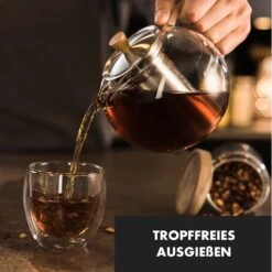 Sencha Teekanne 1,8 L Edelstahl-Siebeinsatz Borosilikatglas Deckel -Klarstein Verkaufsgeschäft 10036375 de 0004 logo