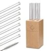 Glaswerk Frezzeria Glasstrohhalme 7 Stück 0,8 X 15 Cm (ØxH) Holzhalterung Bürste 1 Glaswerk Frezzeria Glasstrohhalme 7 Stück 0,8 X 15 Cm (ØxH) Holzhalterung Bürste -Klarstein Verkaufsgeschäft 10036379 yy 0001 titel