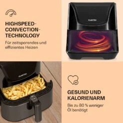 AeroVital Deluxe Heißluftfritteuse 1700W 5,4 Liter Edelstahl 13 AeroVital Deluxe Heißluftfritteuse 1700W 5,4 Liter Edelstahl -Klarstein Verkaufsgeschäft 10036476 de 0005 logo