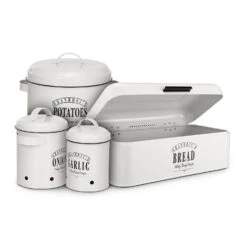 Delaware Brotkasten Metall 42x16x24,5 Cm Klappdeckel Lüftungslöcher 14 Delaware Brotkasten Metall 42x16x24,5 Cm Klappdeckel Lüftungslöcher -Klarstein Verkaufsgeschäft 10037442 yy 0006 logo