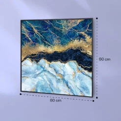 Wonderwall Air Art Smart Infrarotheizung Blauer Marmor 60x60cm 350W -Klarstein Verkaufsgeschäft 10037827 yy 0007 logo