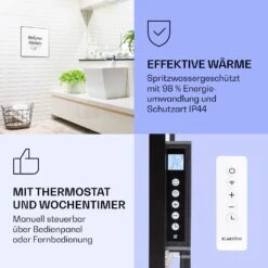 Wonderwall Air Art Smart Infrarotheizung Motto 60x60cm 350W 13 Wonderwall Air Art Smart Infrarotheizung Motto 60x60cm 350W -Klarstein Verkaufsgeschäft 10037835 de 0004 logo