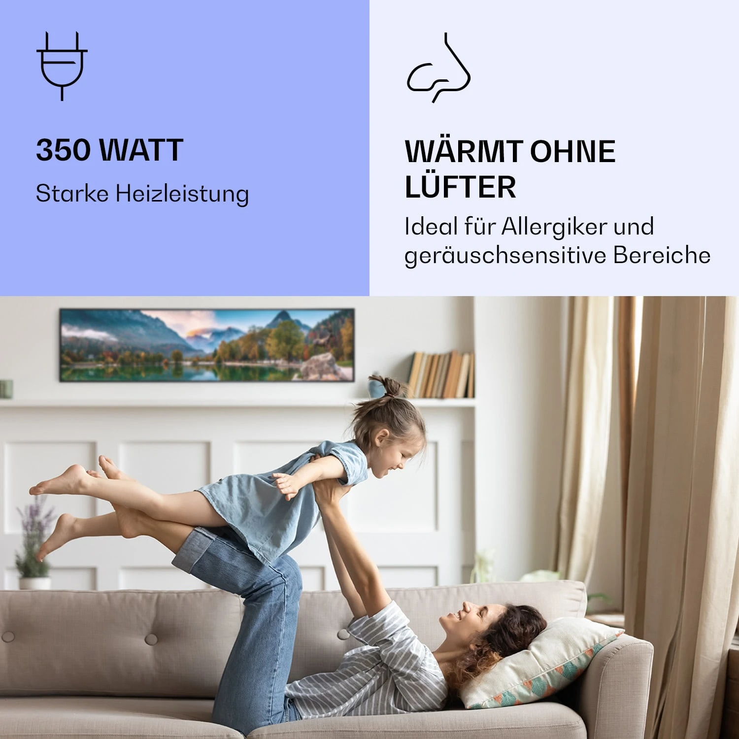 Wonderwall Air Art Smart Infrarotheizung See 120x30cm 350W 7 Wonderwall Air Art Smart Infrarotheizung See 120x30cm 350W – Bild 5