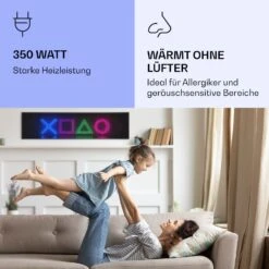 Wonderwall Air Art Smart Infrarotheizung Spiel 120x30cm 350W -Klarstein Verkaufsgeschäft 10037841 de 0005 logo