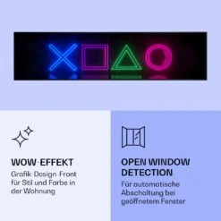 Wonderwall Air Art Smart Infrarotheizung Spiel 120x30cm 350W -Klarstein Verkaufsgeschäft 10037841 de 0006 logo