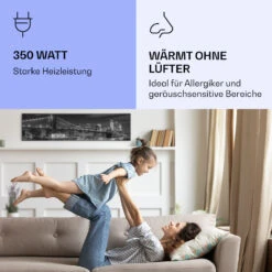 Wonderwall Air Art Smart Infrarotheizung Brücke 120x30cm 350W -Klarstein Verkaufsgeschäft 10037853 de 0005 logo