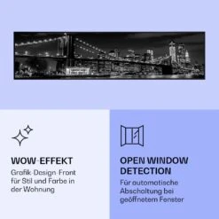 Wonderwall Air Art Smart Infrarotheizung Brücke 120x30cm 350W -Klarstein Verkaufsgeschäft 10037853 de 0006 logo