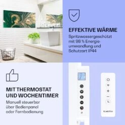 Wonderwall Air Art Smart Infrarotheizung Wirbel 120x60cm 700W 13 Wonderwall Air Art Smart Infrarotheizung Wirbel 120x60cm 700W -Klarstein Verkaufsgeschäft 10037906 de 0004 logo