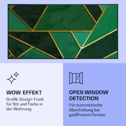 Wonderwall Air Art Smart Infrarotheizung Grüne Linie 120x60cm 700W -Klarstein Verkaufsgeschäft 10037907 de 0006 logo