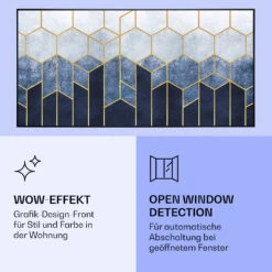 Wonderwall Air Art Smart Infrarotheizung Blaue Linie 120x60cm 700W 15 Wonderwall Air Art Smart Infrarotheizung Blaue Linie 120x60cm 700W -Klarstein Verkaufsgeschäft 10037909 de 0006 logo