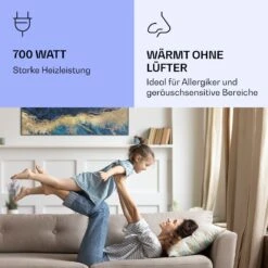 Wonderwall Air Art Smart Infrarotheizung Blauer Marmor 120x60cm 700W -Klarstein Verkaufsgeschäft 10037911 de 0005 logo