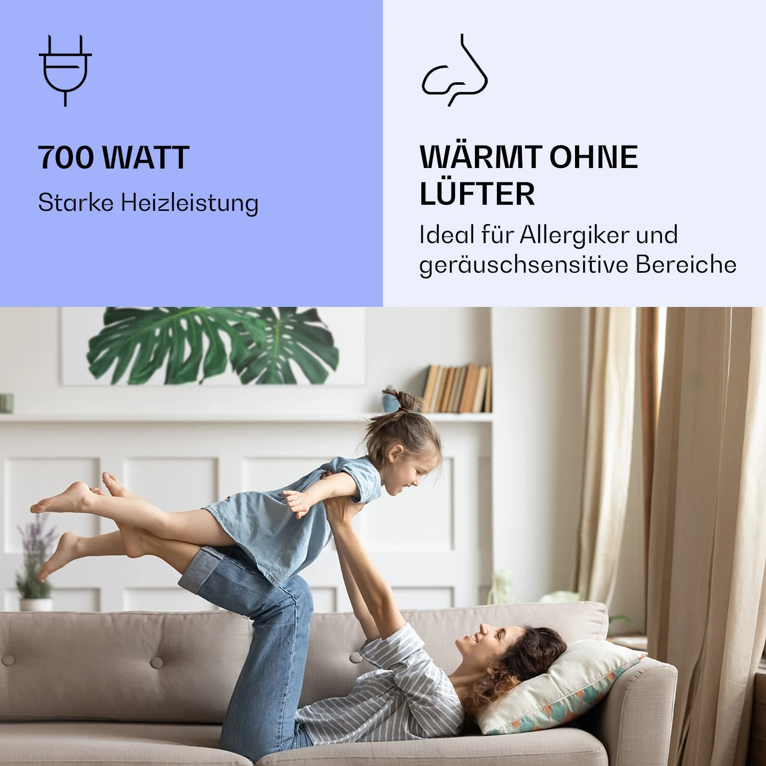 Wonderwall Air Art Smart Infrarotheizung Grünes Blatt 120x60cm 700W 7 Wonderwall Air Art Smart Infrarotheizung Grünes Blatt 120x60cm 700W – Bild 5