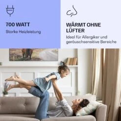 Wonderwall Air Art Smart Infrarotheizung Kuh 120x60cm 700W -Klarstein Verkaufsgeschäft 10037923 de 0005 logo