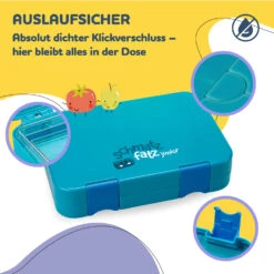 Schmatzfatz Junior Lunchbox 6 Fächer 21,3 X 15 X 4,5 Cm (BxHxT) 12 Schmatzfatz Junior Lunchbox 6 Fächer 21,3 X 15 X 4,5 Cm (BxHxT) -Klarstein Verkaufsgeschäft 10037944 de 0003 usp