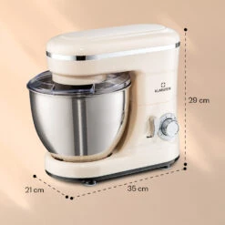 Bella Mini Rührmaschine 1200 W 6 Stufen 4 Liter Edelstahl Pulsfunktion 13 Bella Mini Rührmaschine 1200 W 6 Stufen 4 Liter Edelstahl Pulsfunktion -Klarstein Verkaufsgeschäft 10037981 yy 0006 logo