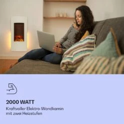 Klarstein Lamington Elektrokamin 2000 W LED-Flammen Heizlüfter Timer Ambientelicht -Klarstein Verkaufsgeschäft 10038006 de 0002 logo