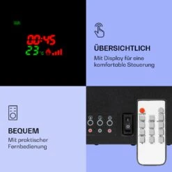 Klarstein Lamington Elektrokamin 2000 W LED-Flammen Heizlüfter Timer Ambientelicht -Klarstein Verkaufsgeschäft 10038006 de 0005 logo