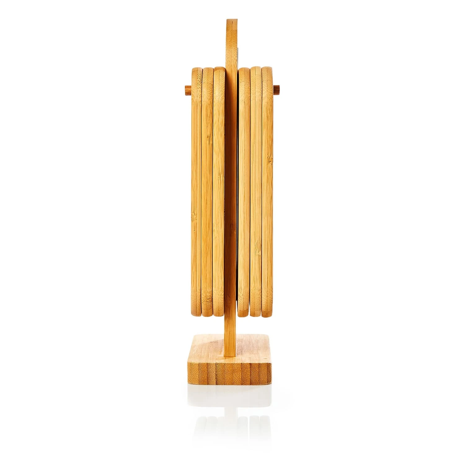 6er-Set Bambus-Frühstücksbrett Mit Ständer 22 X 0,9 X 16 Cm (BxHxT) Pflegeleicht 6 6er-Set Bambus-Frühstücksbrett Mit Ständer 22 X 0,9 X 16 Cm (BxHxT) Pflegeleicht – Bild 4