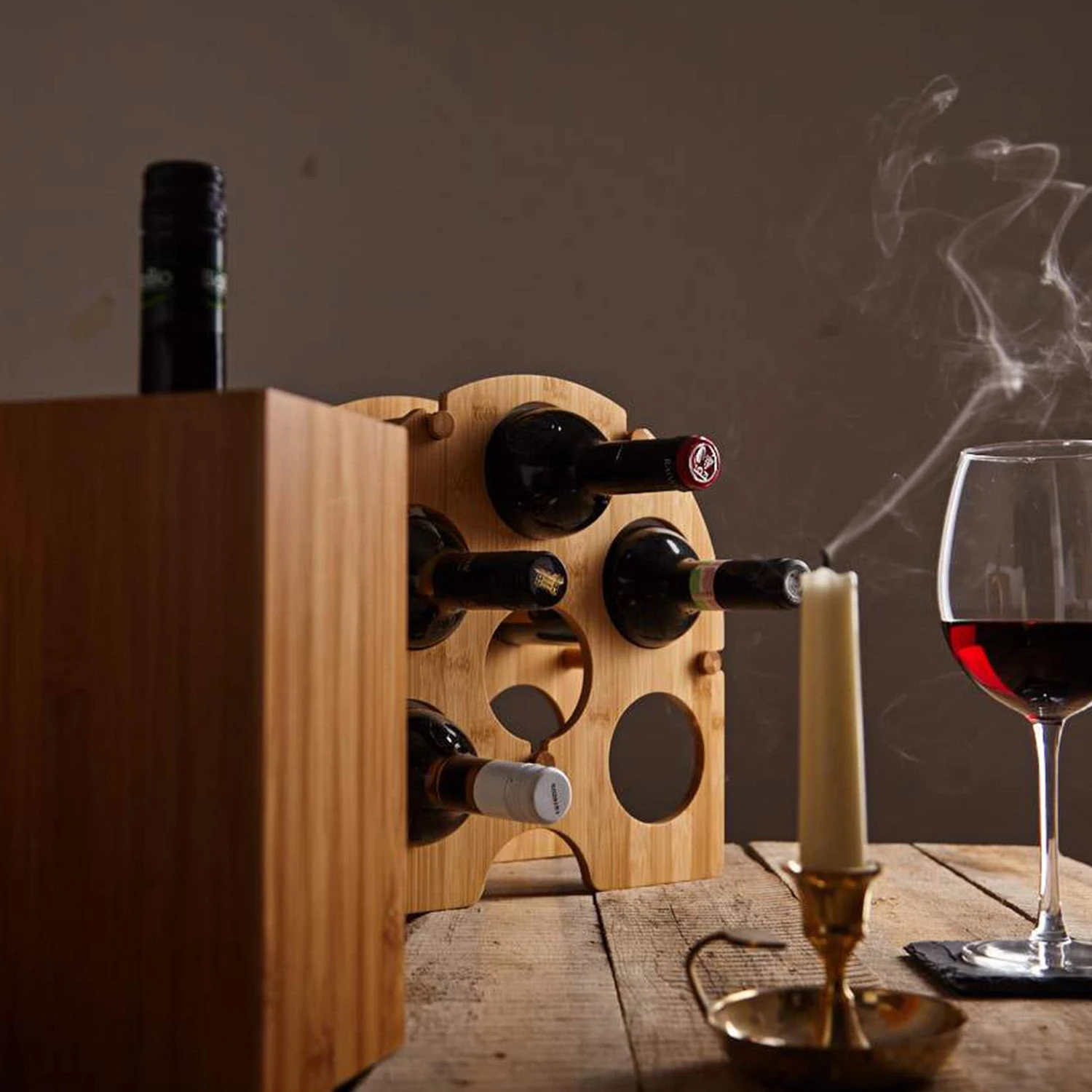 Utensilienhalter Quadratisch 12 X 23 X 12 Cm (BxHxT) Bambus 9 Utensilienhalter Quadratisch 12 X 23 X 12 Cm (BxHxT) Bambus – Bild 7